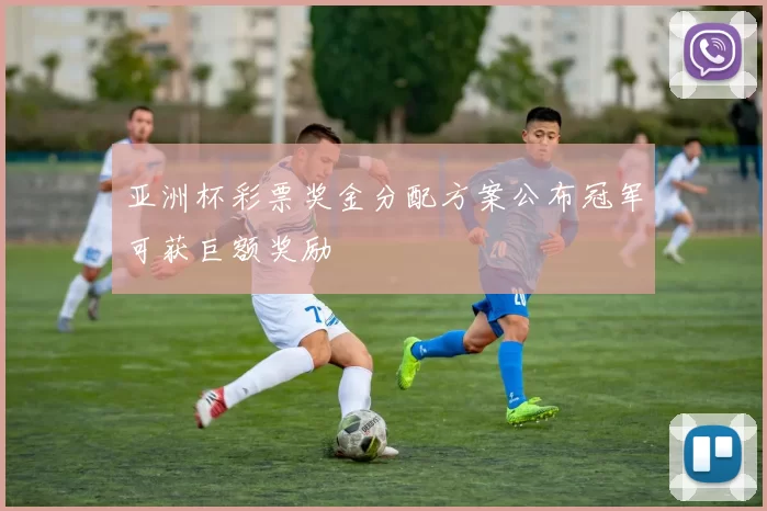 亚洲杯彩票奖金分配方案公布冠军可获巨额奖励