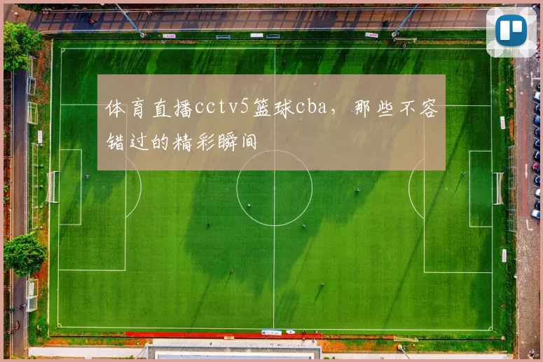 体育直播cctv5篮球cba,那些不容错过的精彩瞬间